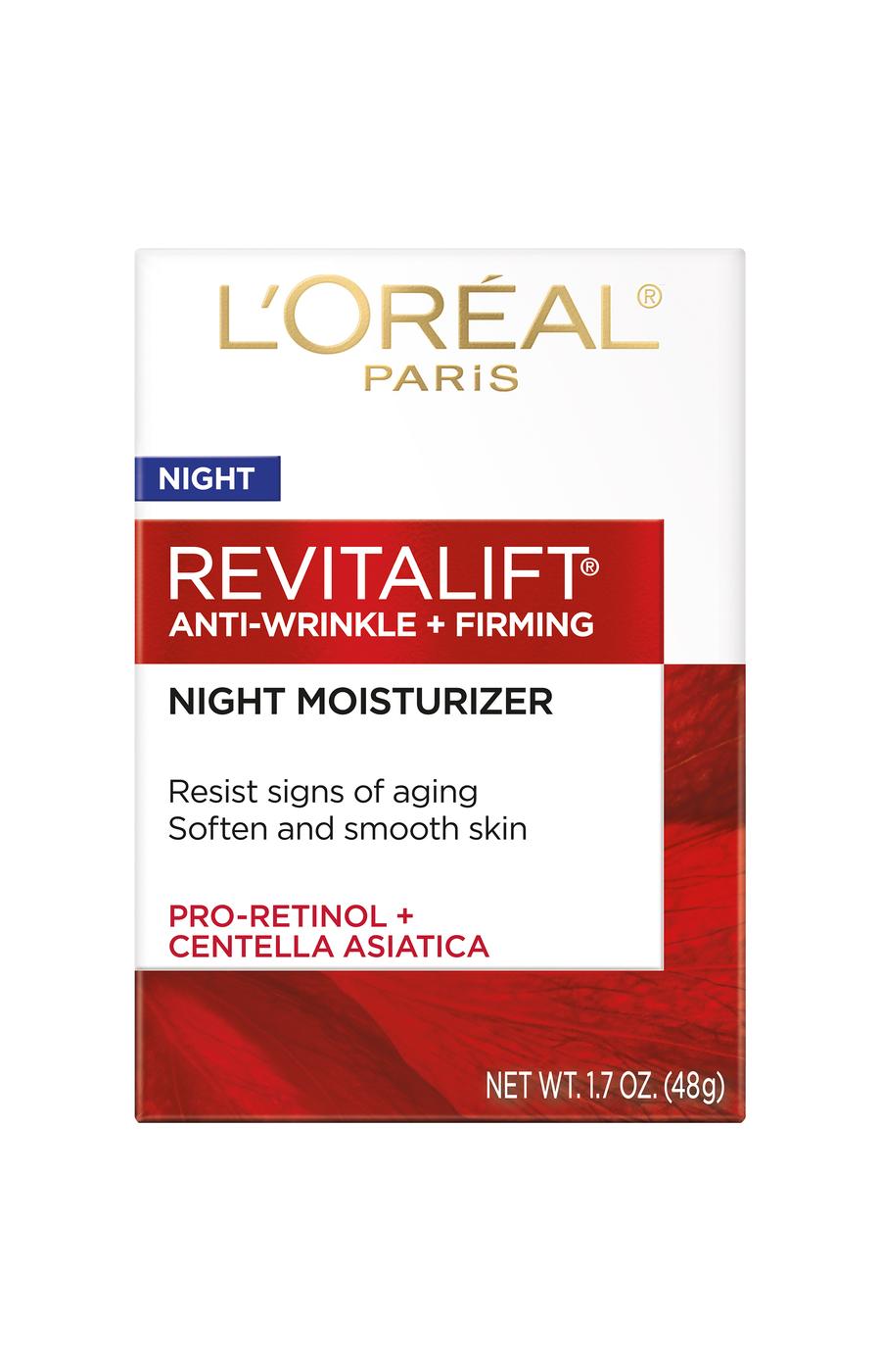 L'Oréal Paris Revitalift Anti Wrinkle + Firming Anti-Aging Night Cream; image 1 of 6