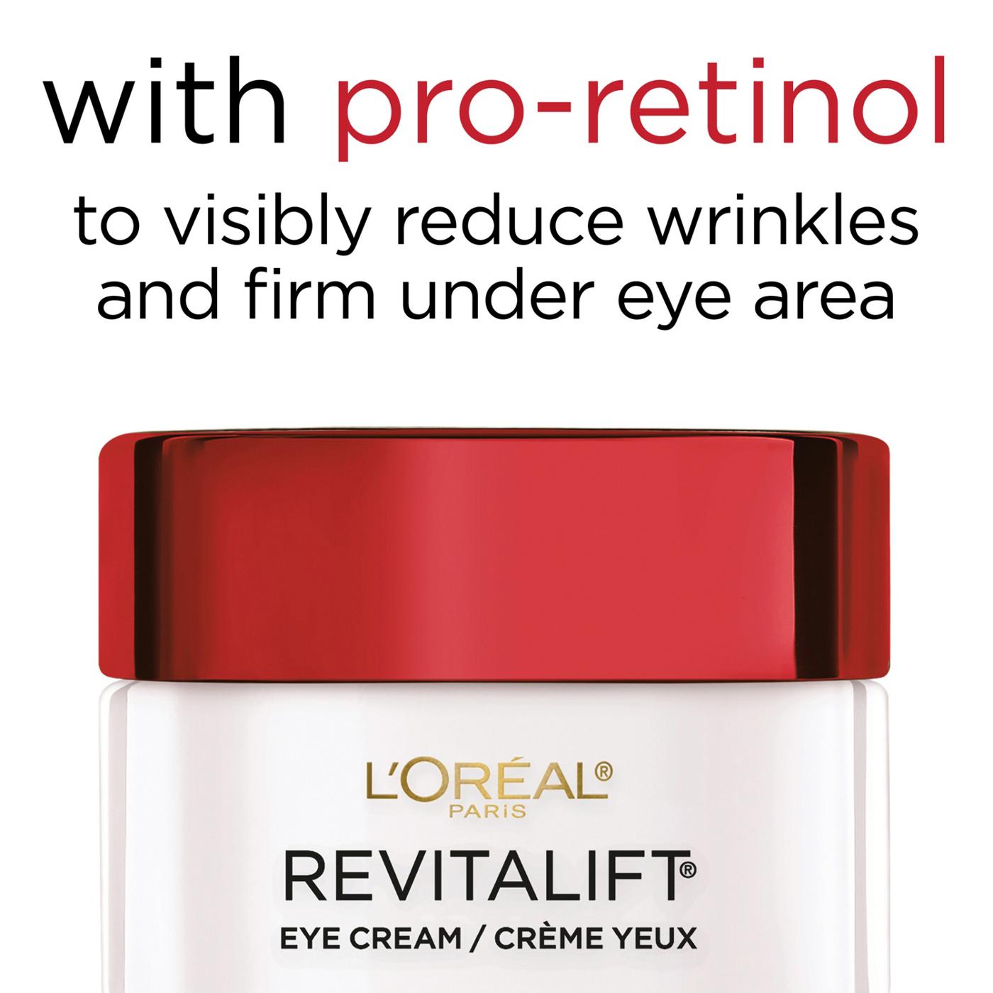 L'Oréal Paris Revitalift Anti-Wrinkle Firming Eye Cream, Fragrance Free; image 2 of 6