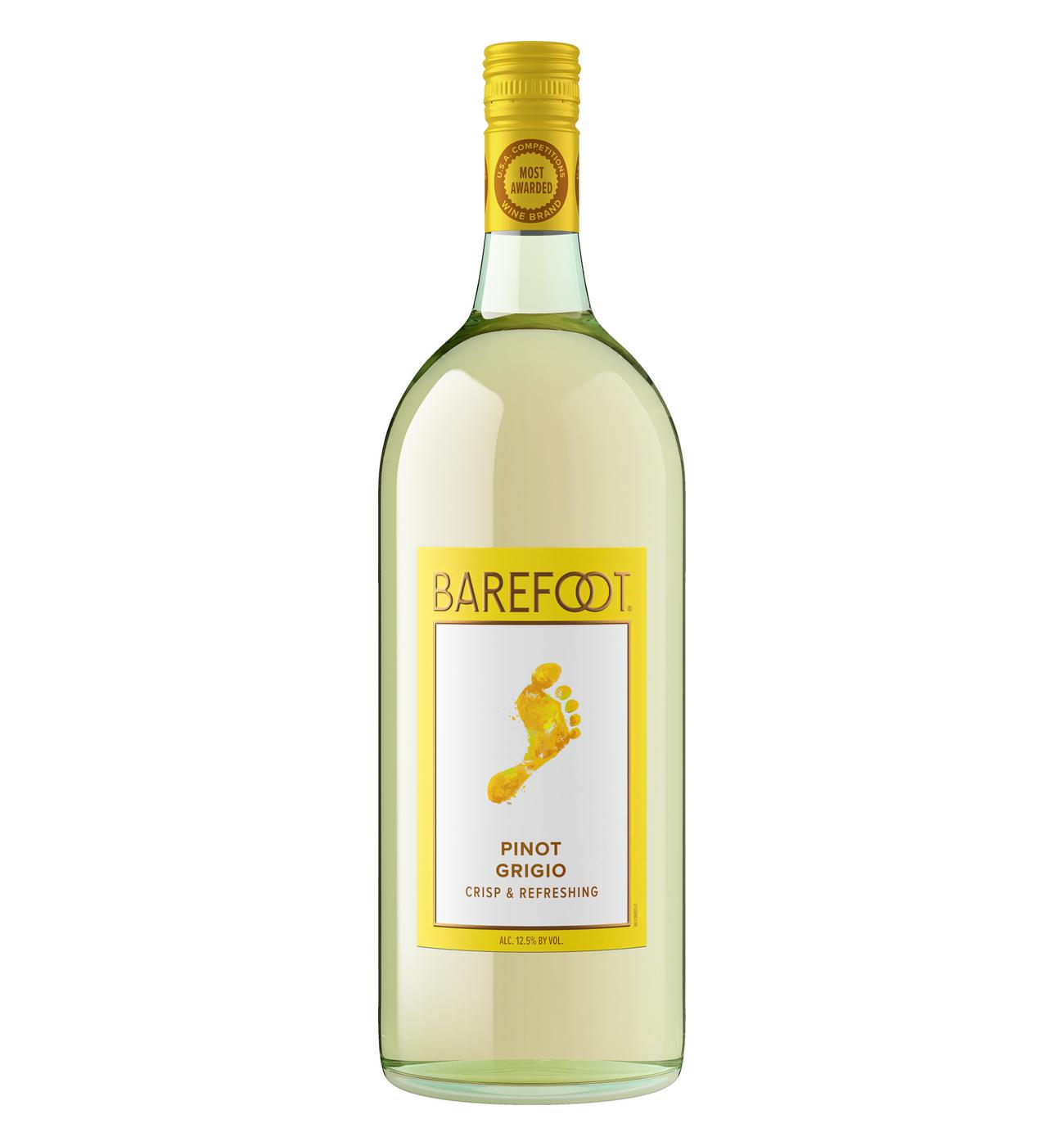 Barefoot Pinot Grigio California White Wine; image 1 of 8