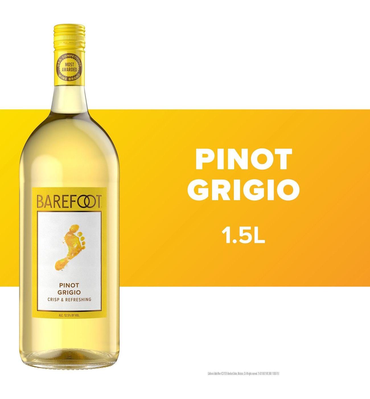 Barefoot Pinot Grigio California White Wine; image 4 of 8