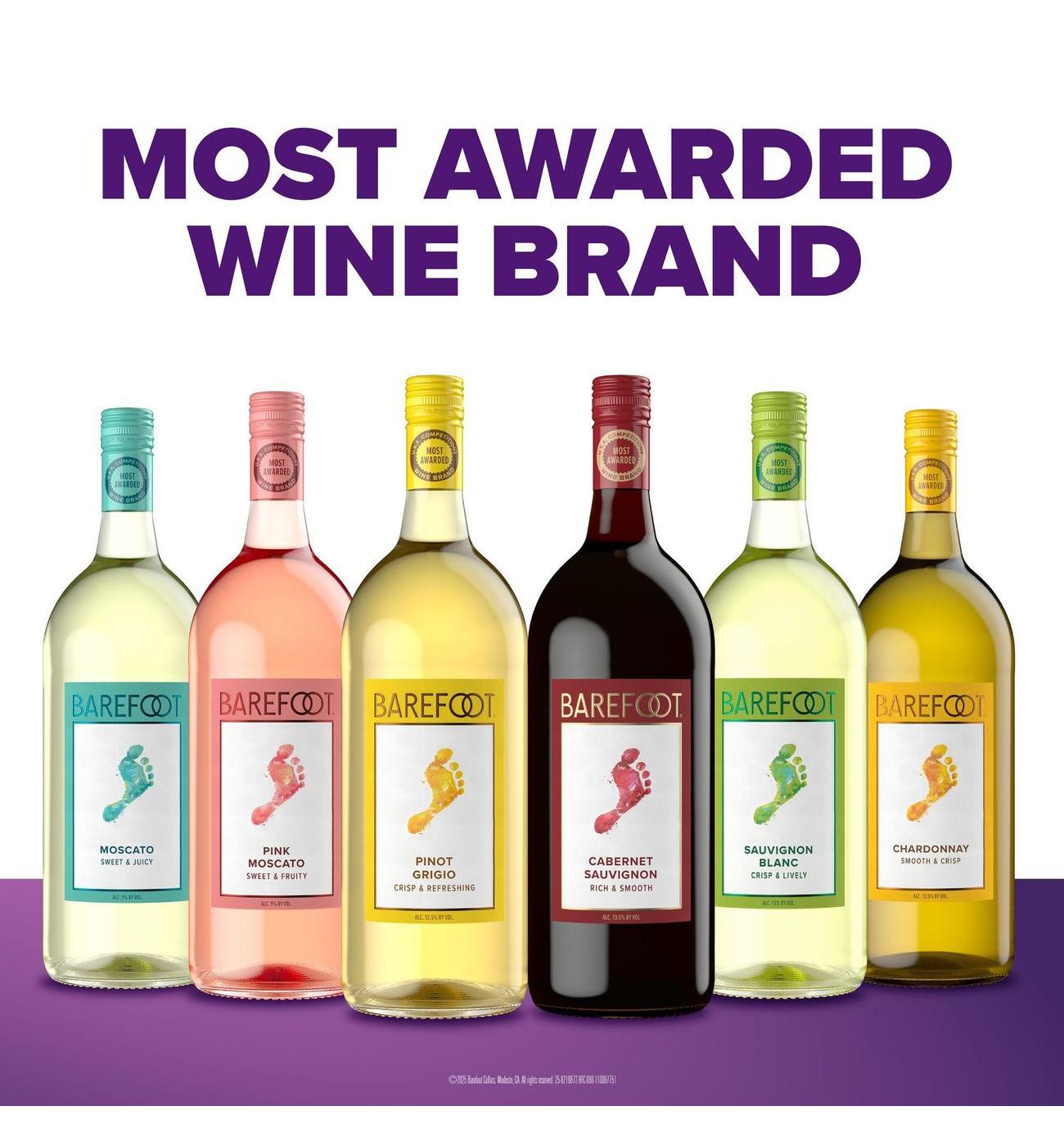 Barefoot Pinot Grigio California White Wine; image 8 of 8