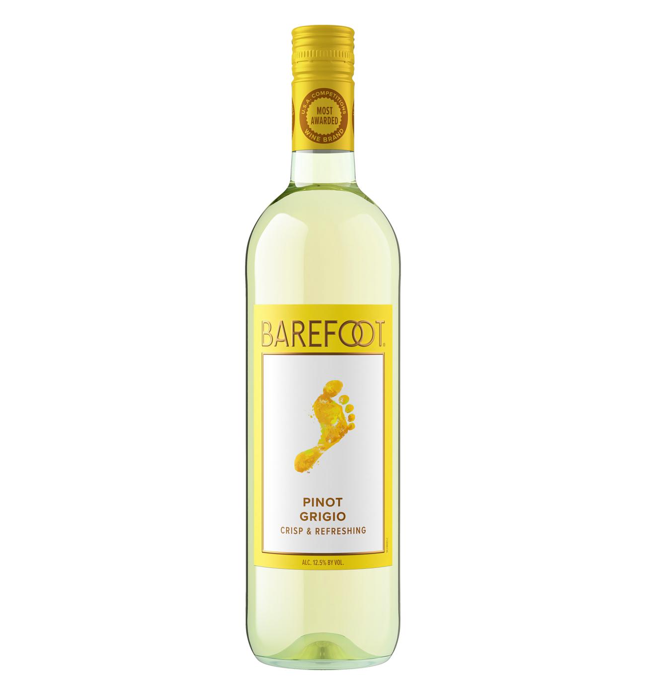 Barefoot Pinot Grigio California White Wine; image 1 of 7