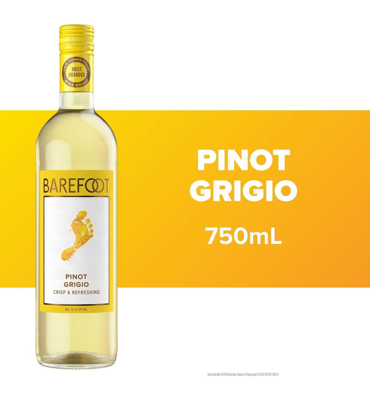 Barefoot Pinot Grigio California White Wine; image 2 of 7
