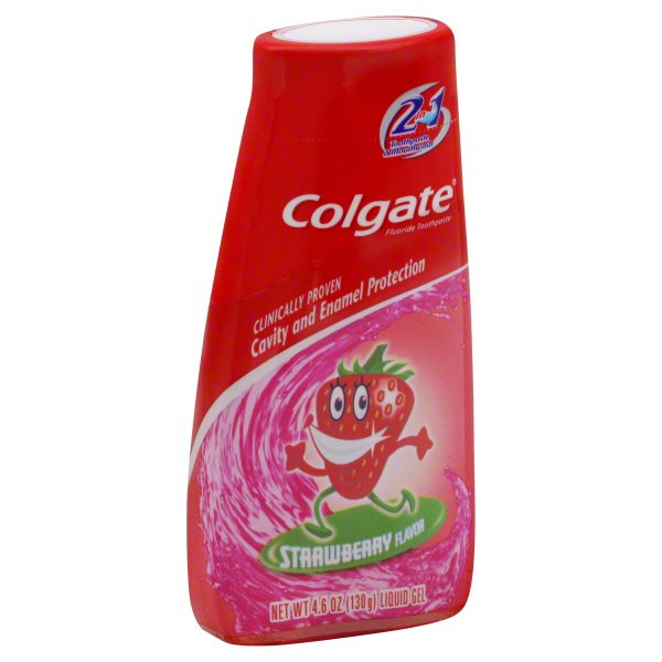 Colgate 2In1 Cavity and Enamel Protection Toothpaste Strawberry Liquid Gel Shop Toothpaste