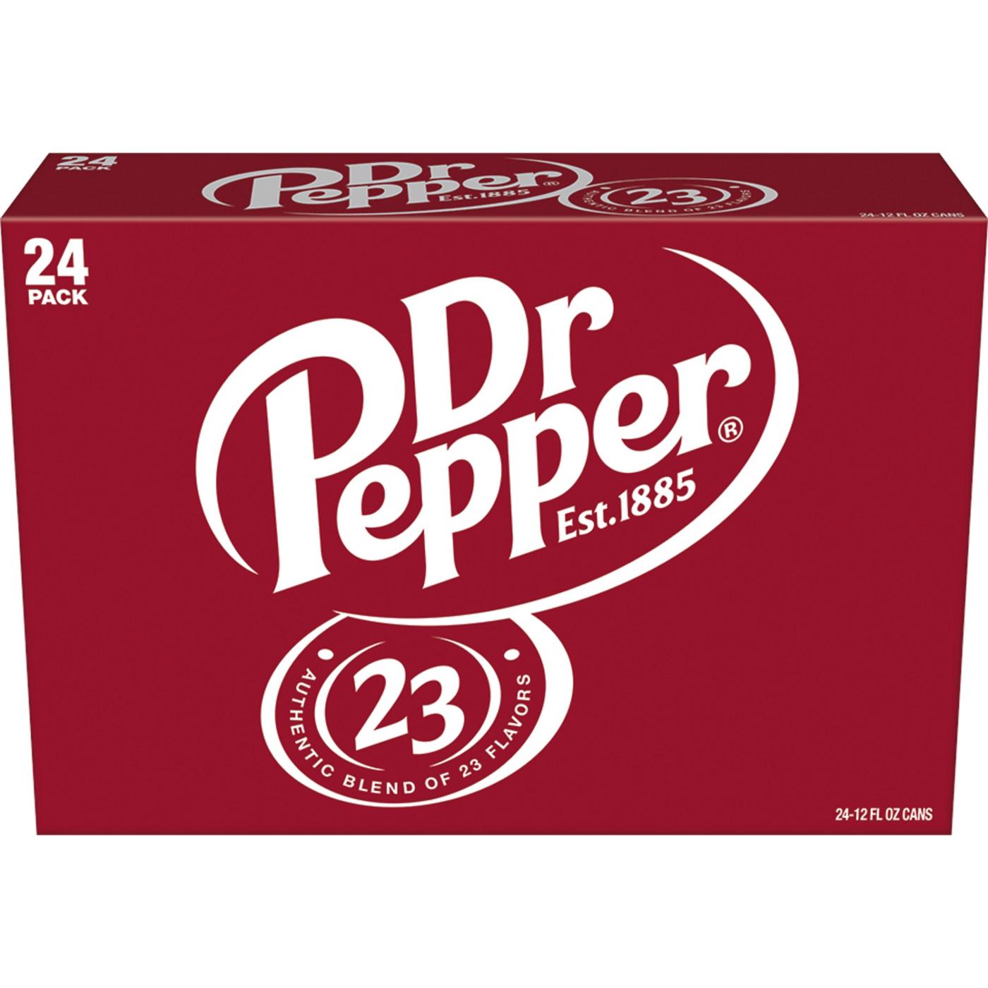 Dr Pepper Soda 12 oz Cans; image 1 of 7