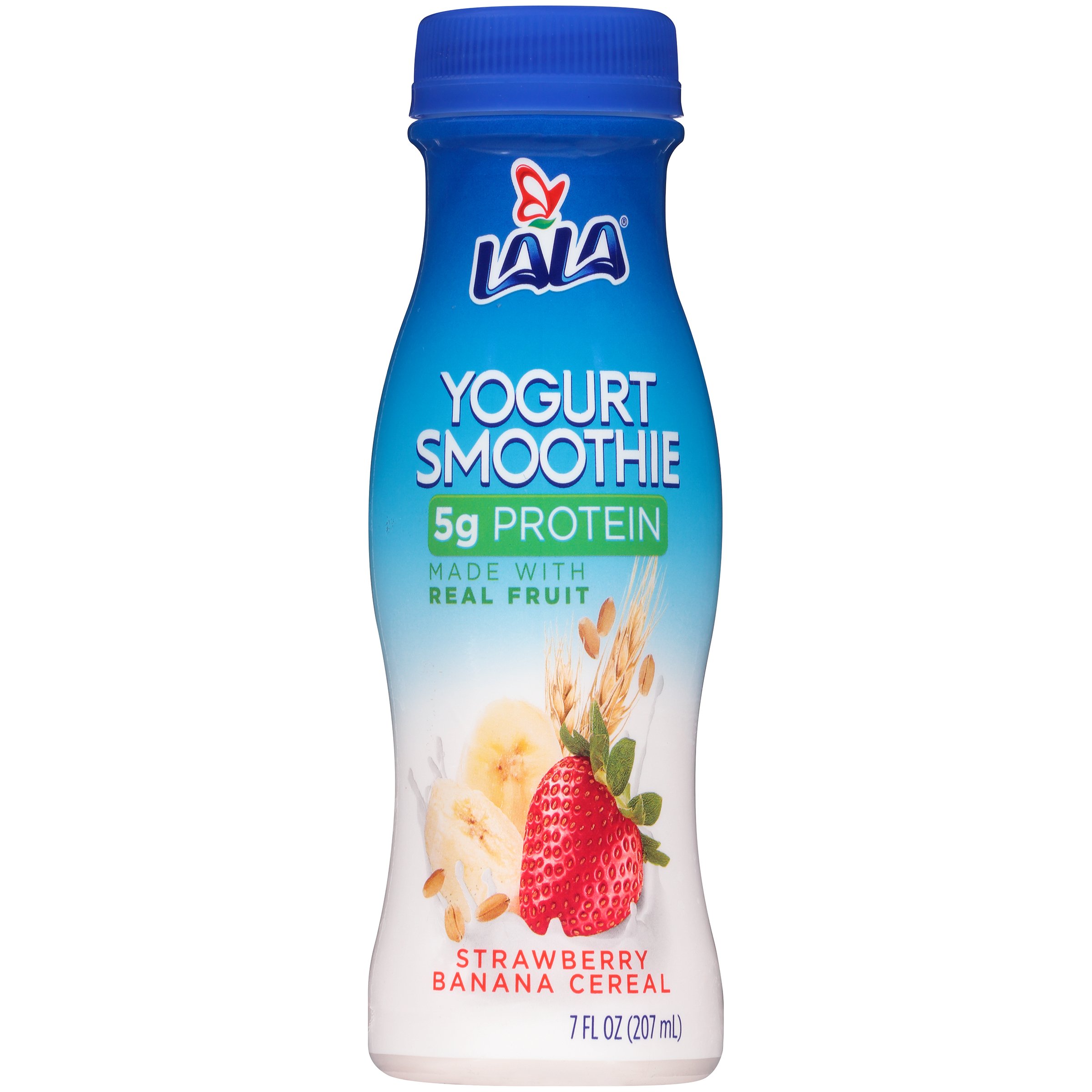 Lala Strawberry Banana Cereal Yogurt Smoothie Shop Yogurt at HEB