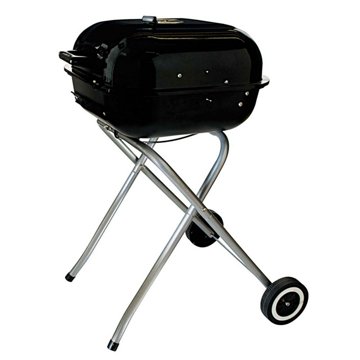 Hill Country Fare Folding Outdoor Charcoal Grill, 34.8" x 20.5"