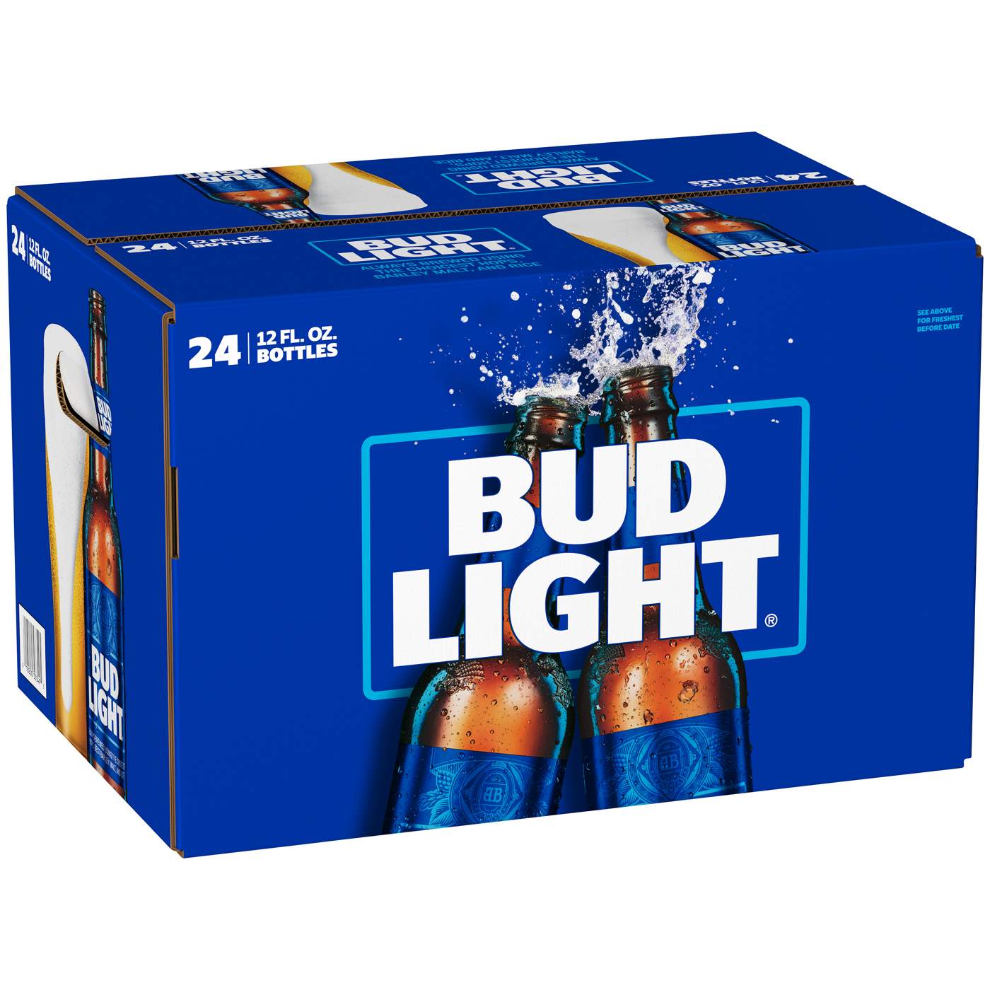 Bud Light Beer 12 oz Bottles; image 1 of 2