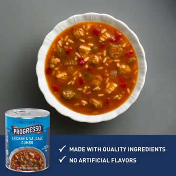 Progresso Traditional Chicken & Sausage Gumbo Soup