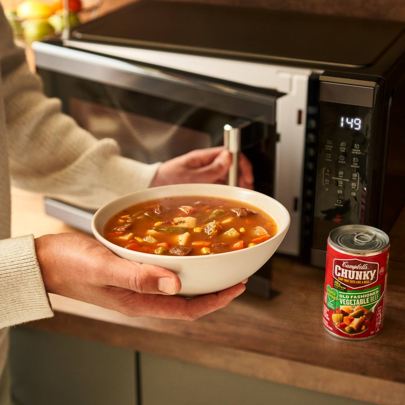 Campbell's Chunky Old Fashioned Vegetable Beef Soup; image 4 of 10