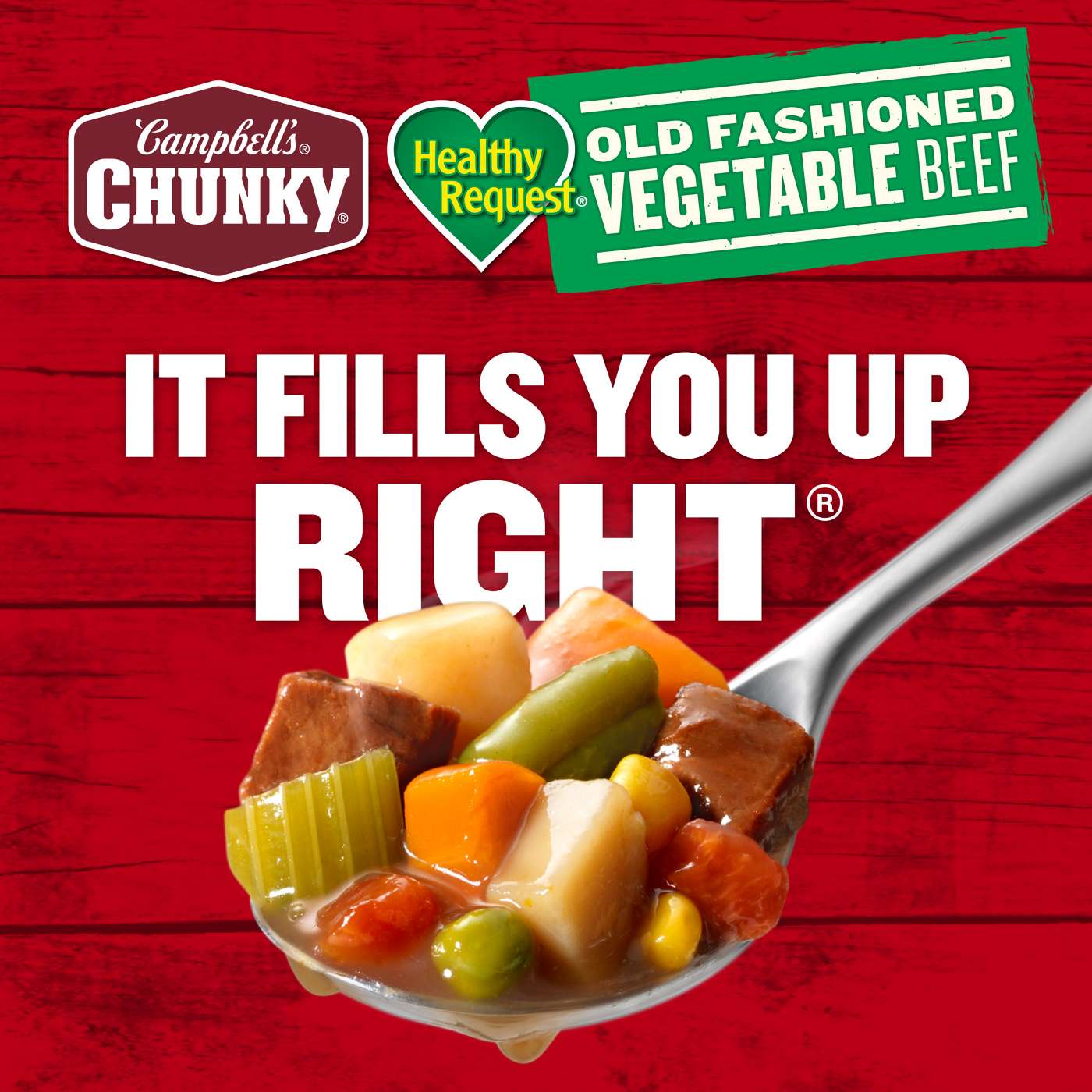 Campbell's Chunky Old Fashioned Vegetable Beef Soup; image 5 of 10