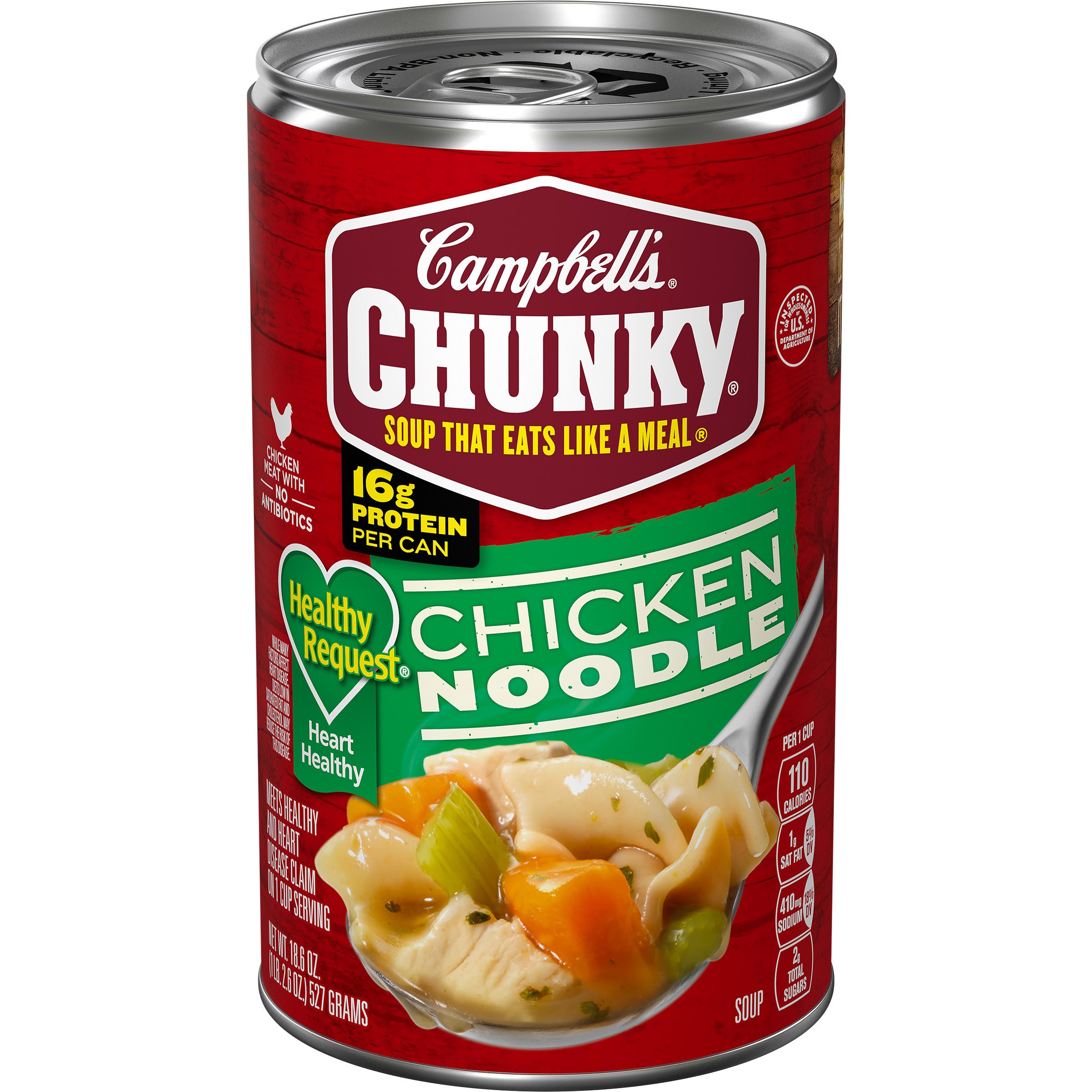 Campbell S Chunky Healthy Request Chicken Noodle Soup Shop Soups Chili At H E B