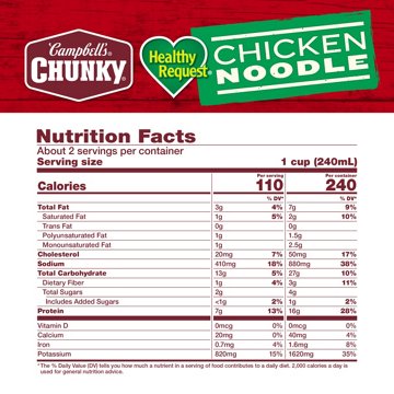 Campbell's Chunky Healthy Request Chicken Noodle Soup