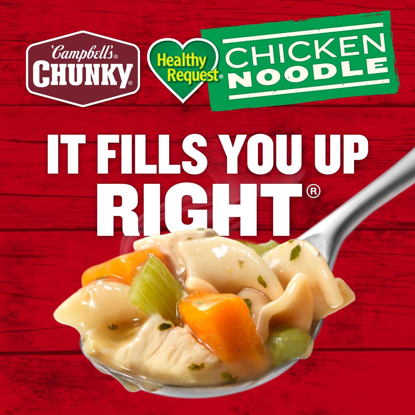 Campbell's Chunky Healthy Request Chicken Noodle Soup; image 8 of 10