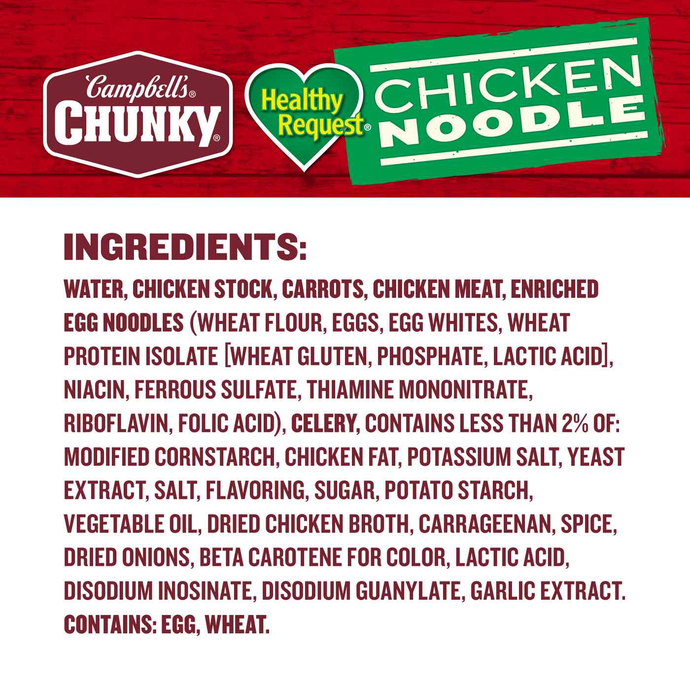 Campbell's Chunky Healthy Request Chicken Noodle Soup; image 9 of 10