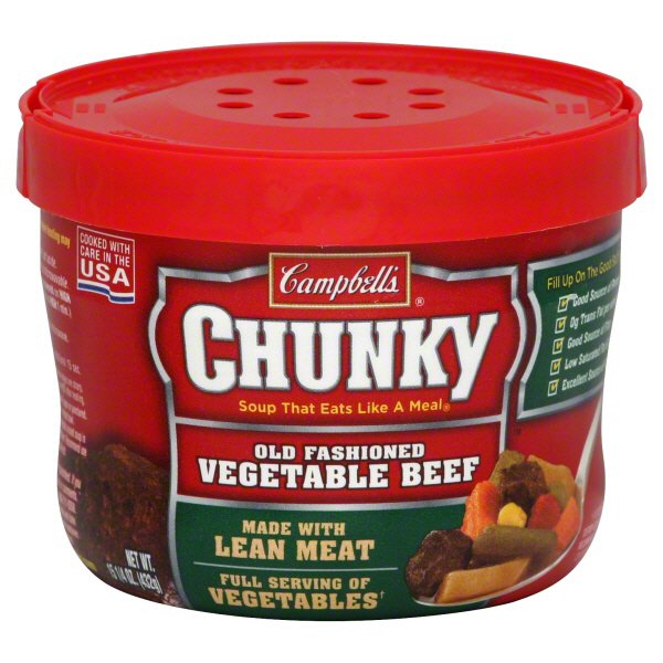 Campbells Chunky Old Fashioned Vegetable Beef Soup Shop Soups And Chili At H E B 8246