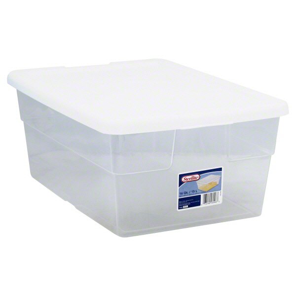 Sterilite White Storage Container Shop Storage bins at HEB