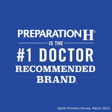 Preparation H Hemorrhoid Cream with Aloe for Multi-Symptom Relief, 1.8 oz
