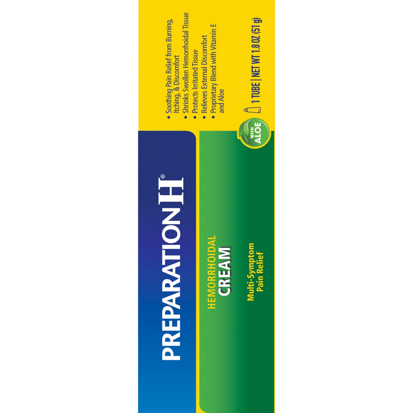 Preparation H Hemorrhoid Cream with Aloe for Multi-Symptom Relief; image 7 of 7
