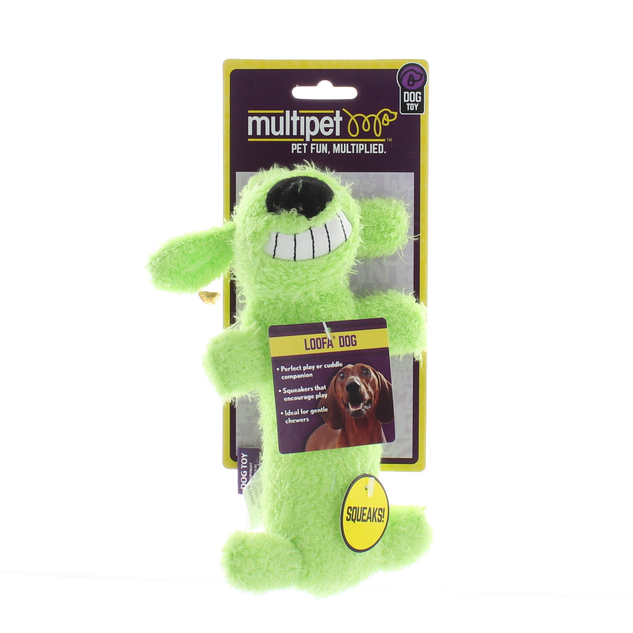 Multipet loofa ruff latex best sale dog toy