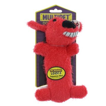 Multipet Mini Loofa Dog Toy Assorted, EACH