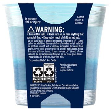 Glade 2in1 Moonlit Walk & Wandering Stream Candle, 4.08 oz