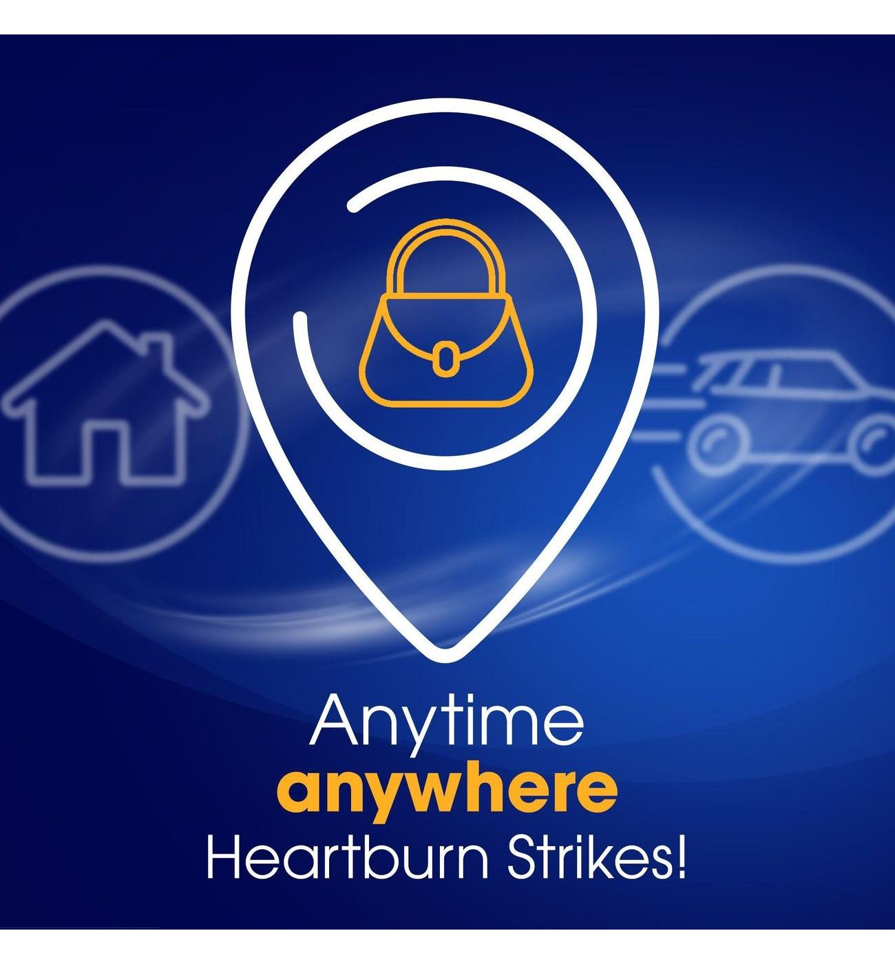 Tums Smoothies Chewable Antacid Tablets for Extra Strength Heartburn Relief, Berry Fusion; image 4 of 4