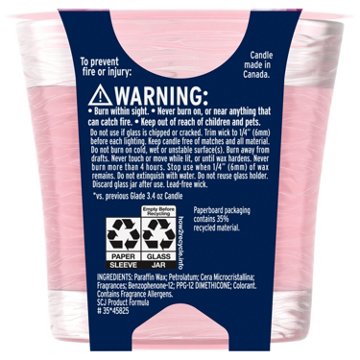 Glade Angel Whispers Candle, 4.08 oz