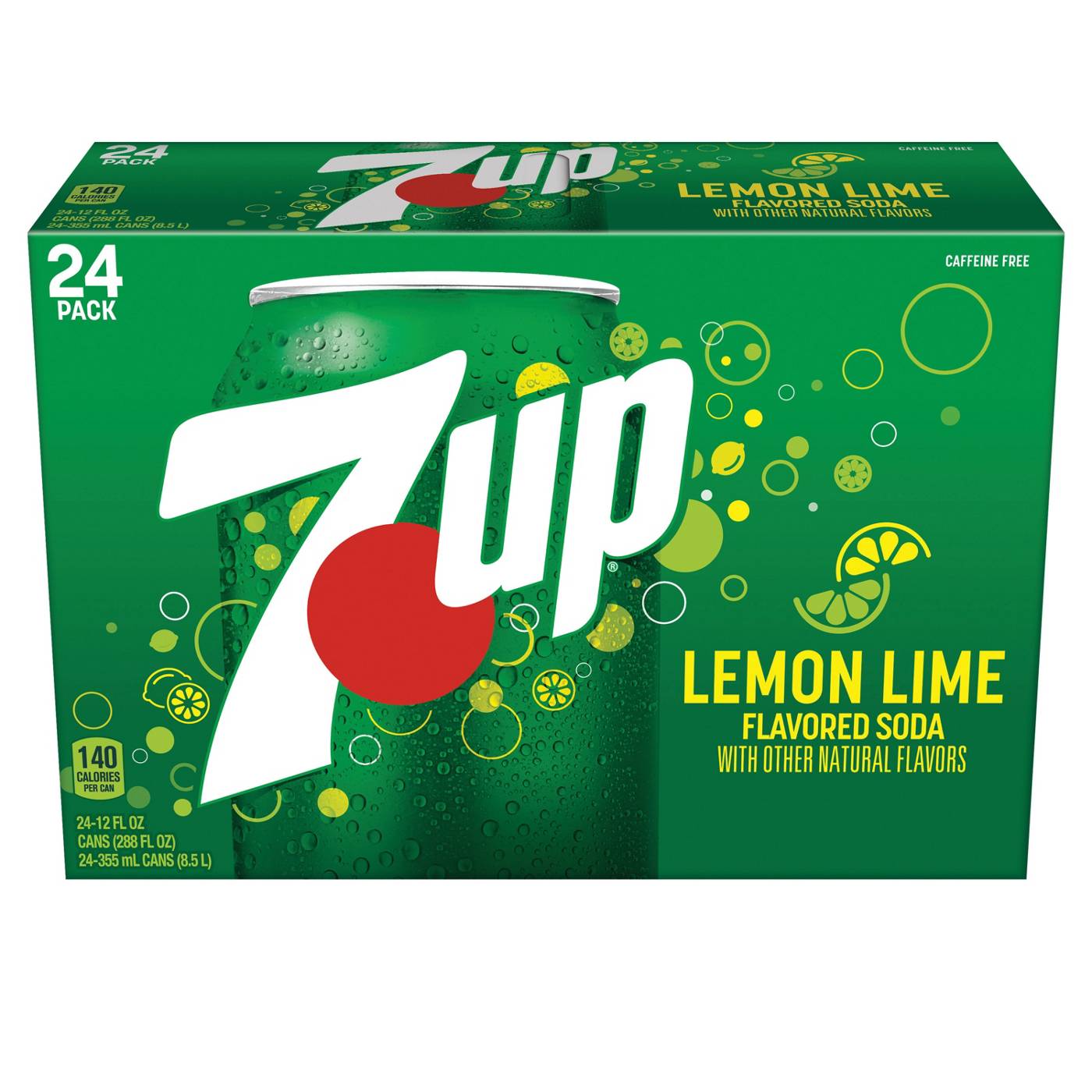 7UP Lemon Lime Soda 24 pk Cans; image 4 of 6