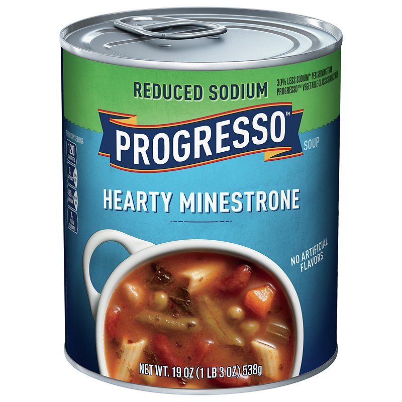 Progresso Reduced Sodium Heart Healthy Minestrone Soup - Shop Soups & Chili at H-E-B
