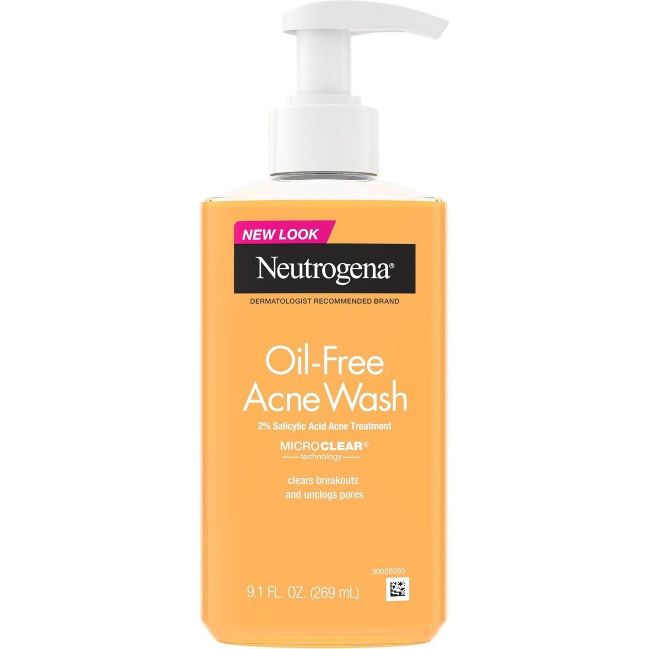 Neutrogena Oil-Free Salicylic Acid Acne Fighting Face Wash, 9.1 oz