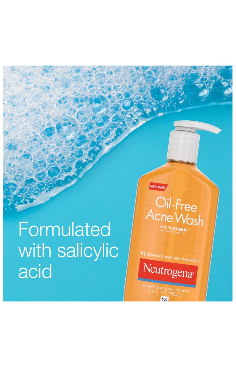 Neutrogena Oil-Free Acne Wash; image 2 of 8