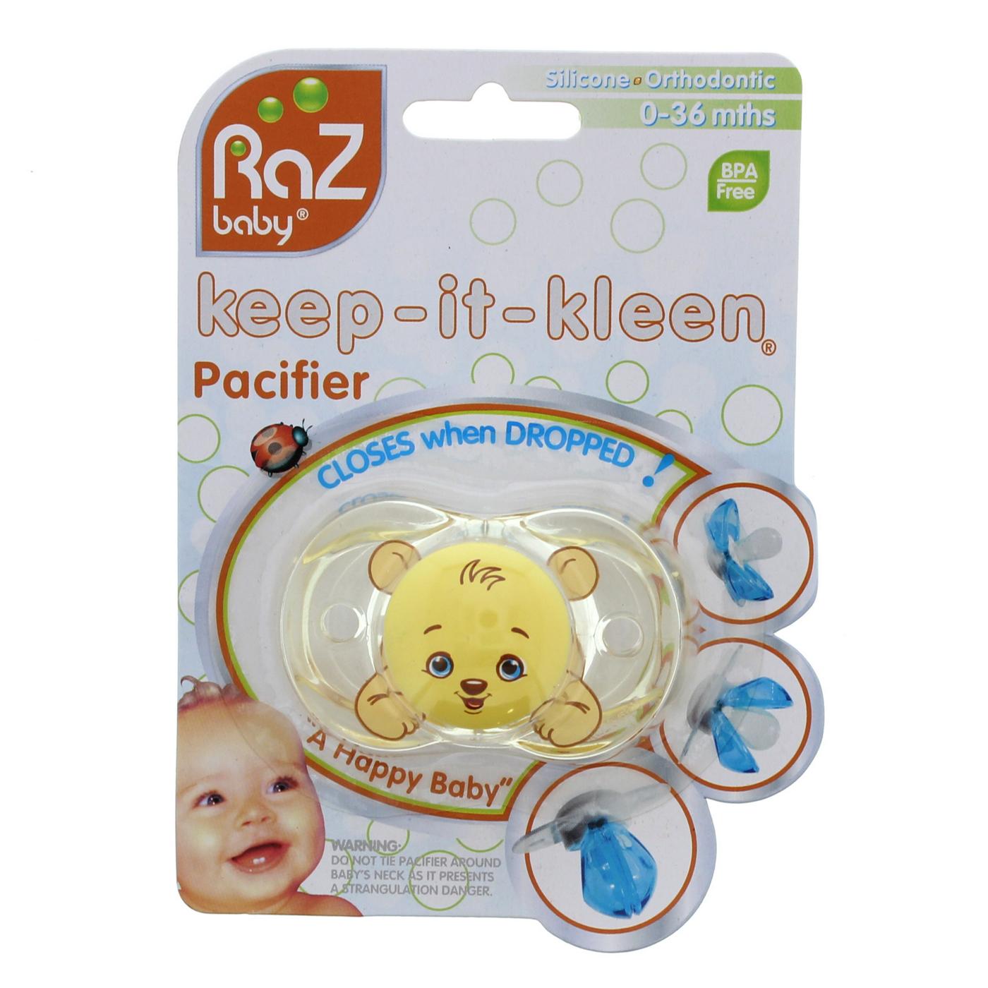 Razbaby Keep-it-Kleen Pacifier, Assorted Colors; image 2 of 4