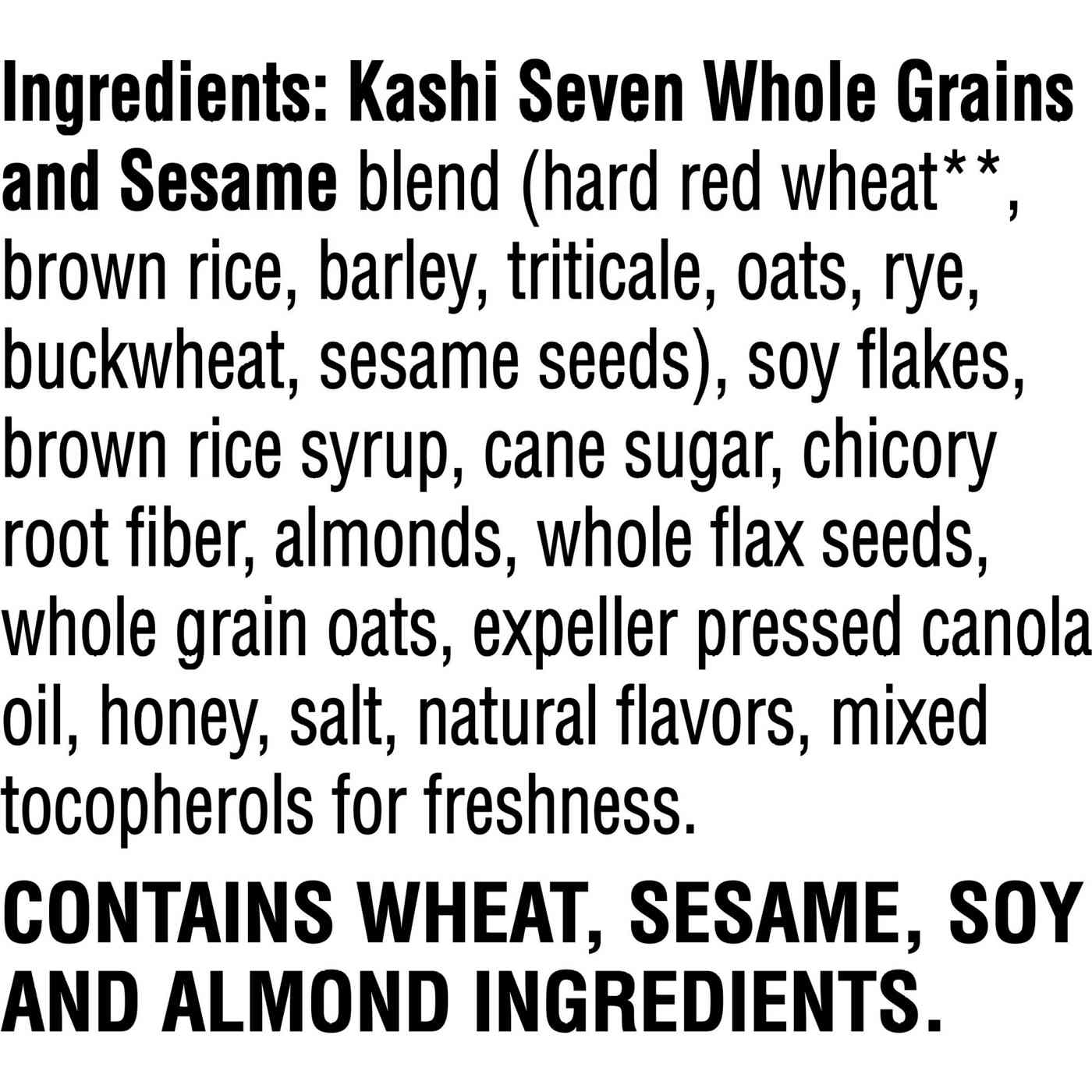 Kashi GO Honey Almond Flax Crunch Breakfast Cereal; image 3 of 11