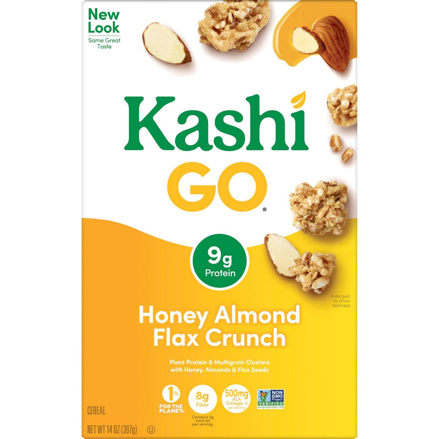 Kashi GO Honey Almond Flax Crunch Breakfast Cereal; image 1 of 11