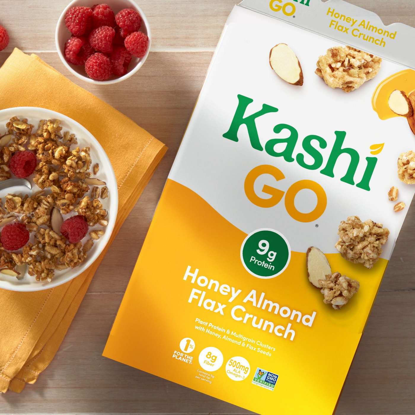 Kashi GO Honey Almond Flax Crunch Breakfast Cereal; image 7 of 11