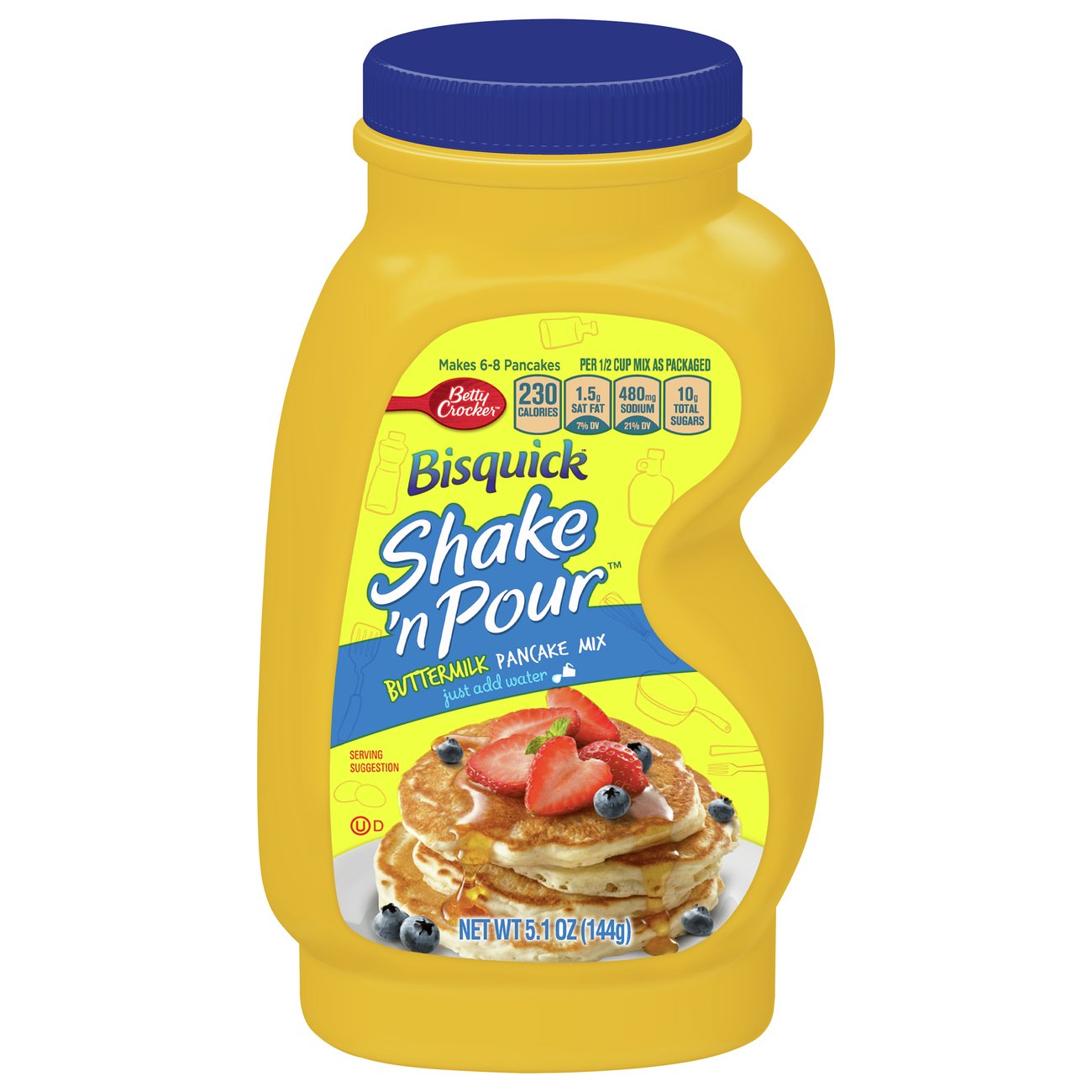 Bisquick Shake N Pour Buttermilk Pancake Mix Shop Pancake Mixes At H E B