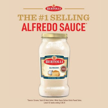 Bertolli Alfredo Sauce with Aged Parmesan Cheese, 15 oz