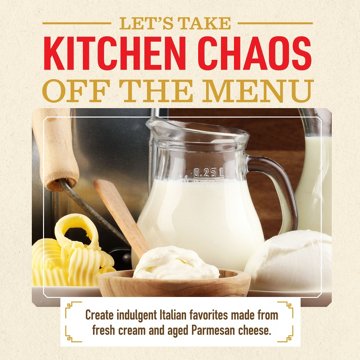 Bertolli Garlic Alfredo Sauce with Aged Parmesan Cheese, 15 oz