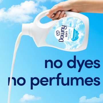 Downy Soft Free & Gentle Liquid Fabric Softener, 60 Loads, 44 oz