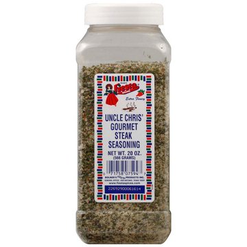 Bolner's Fiesta Uncle Chris' Gourmet Steak Seasoning, 20 oz