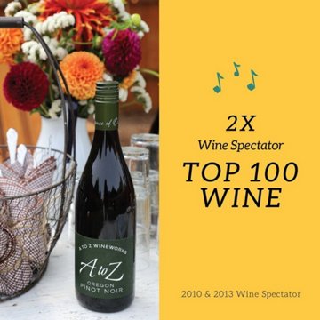 A to Z Pinot Noir Oregon Red Wine, 750 mL
