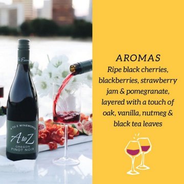 A to Z Pinot Noir Oregon Red Wine, 750 mL