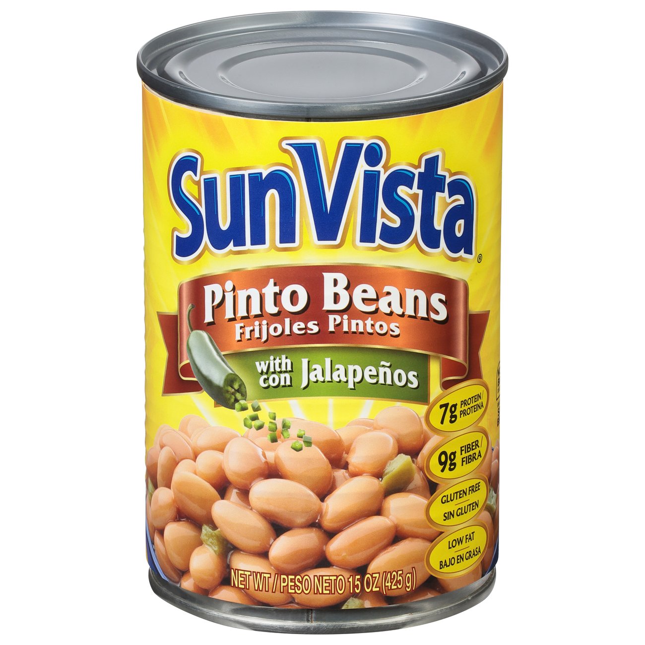 SunVista Pinto Beans with Jalapenos Shop Beans & Legumes at HEB