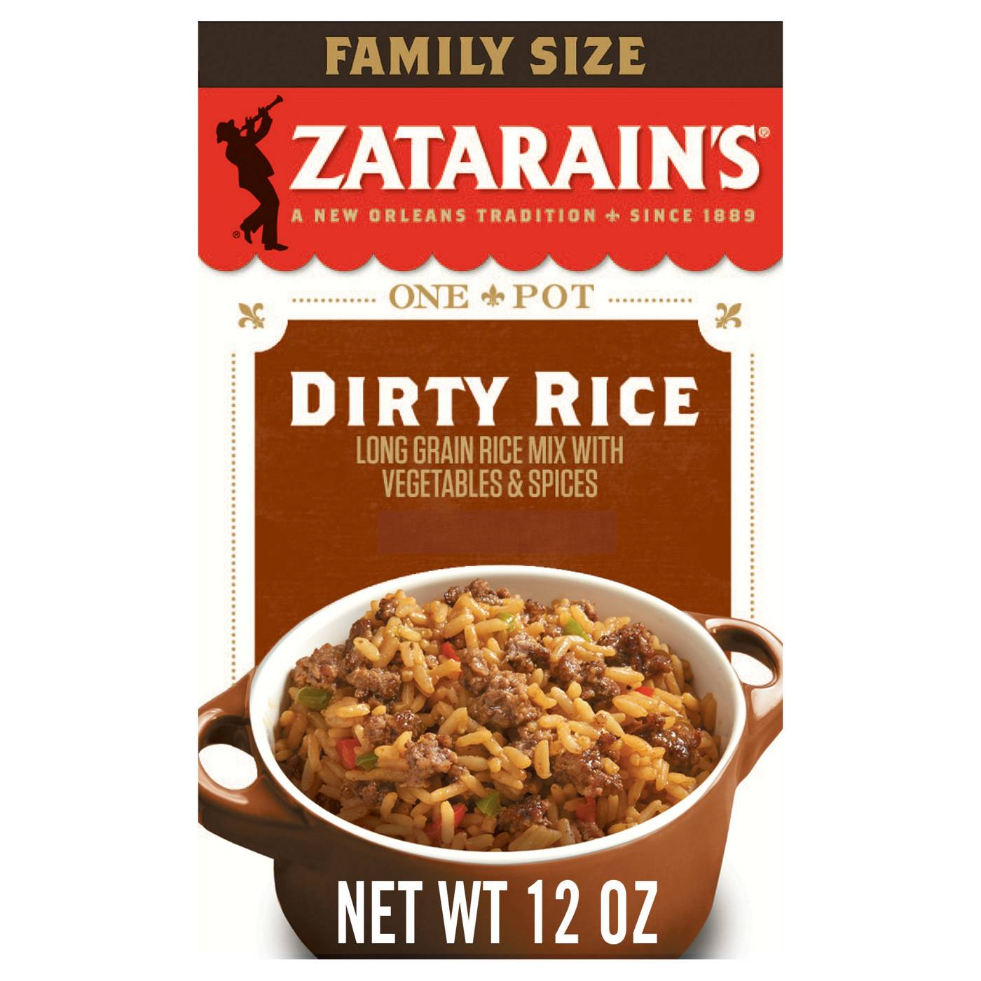 Zatarain's Family Size Dirty Rice Mix; image 1 of 6