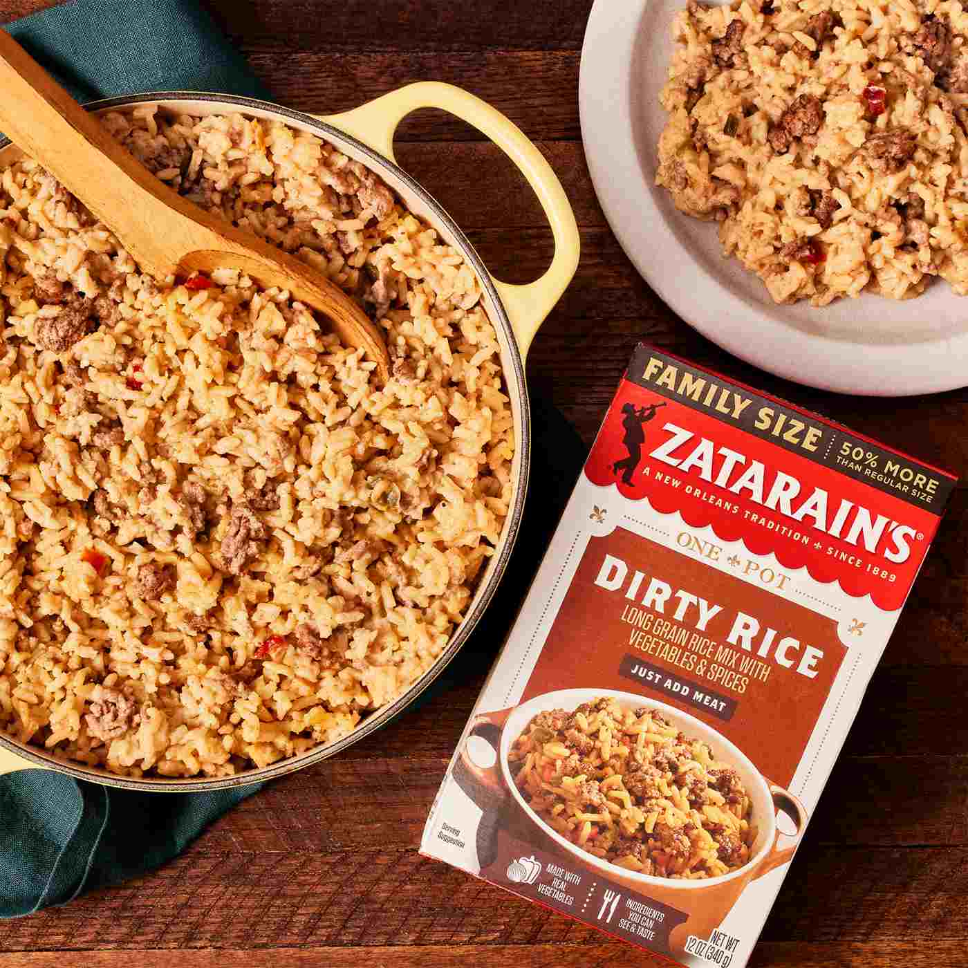 Zatarain's Family Size Dirty Rice Mix; image 4 of 6