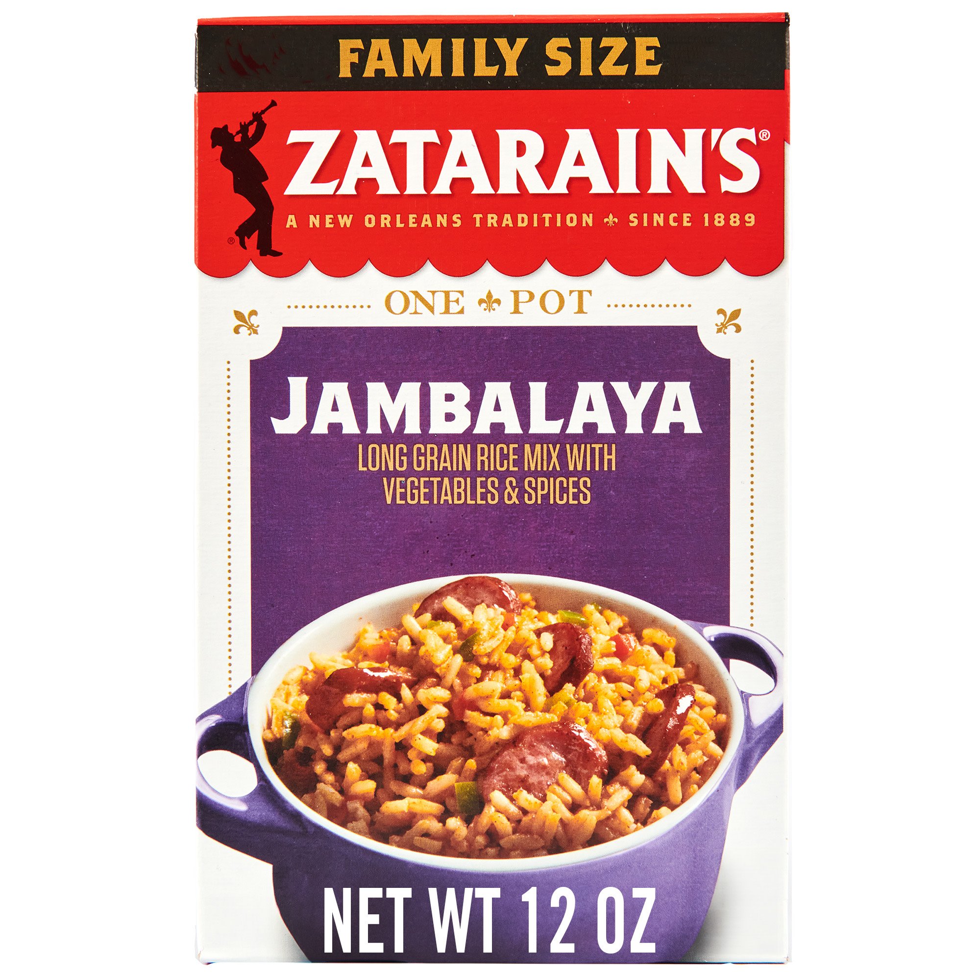 Zatarain's Jambalaya Rice Dinner Mix Family Size Shop Rice & Grains