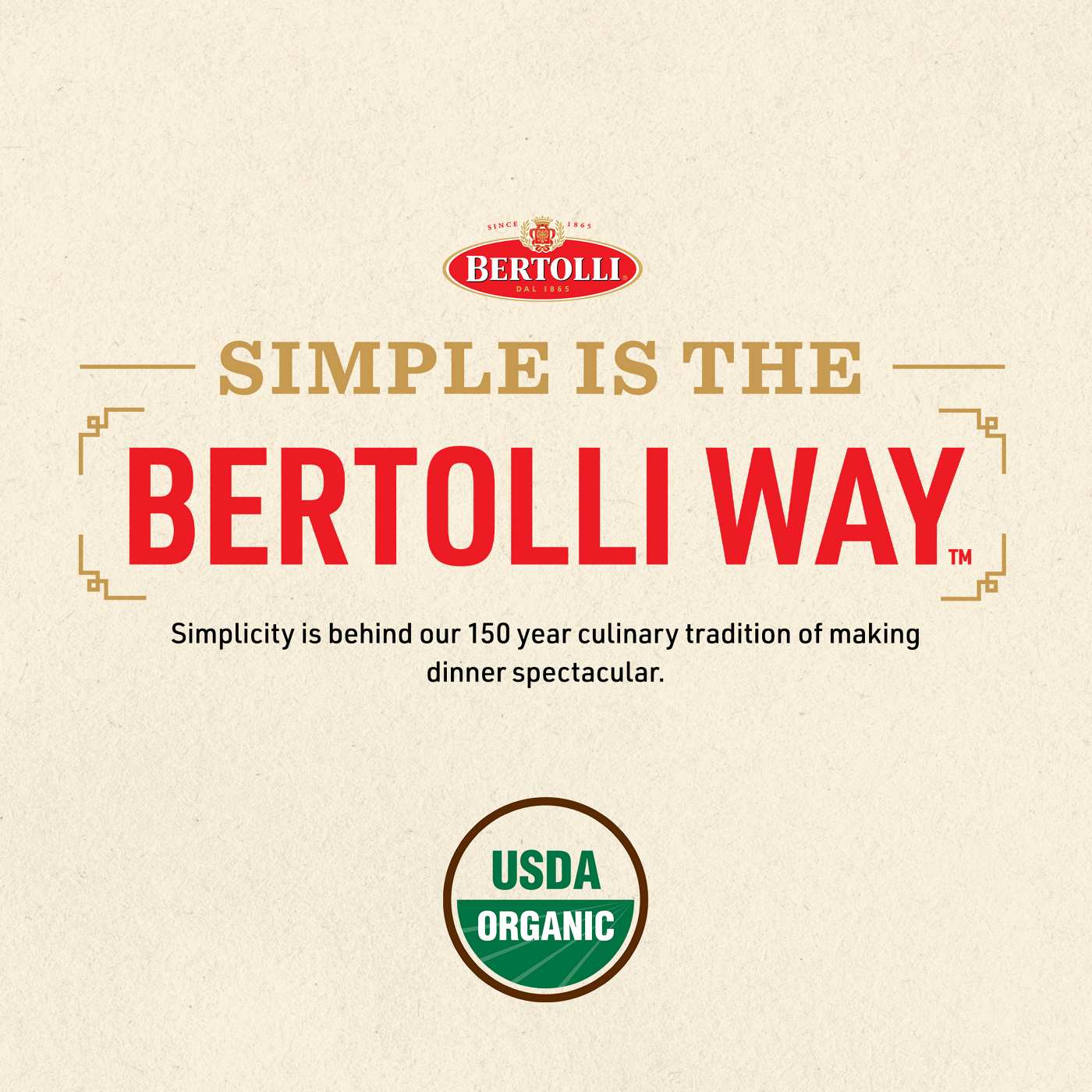 Bertolli Organic Olive Oil, Basil and Garlic Sauce; image 2 of 5