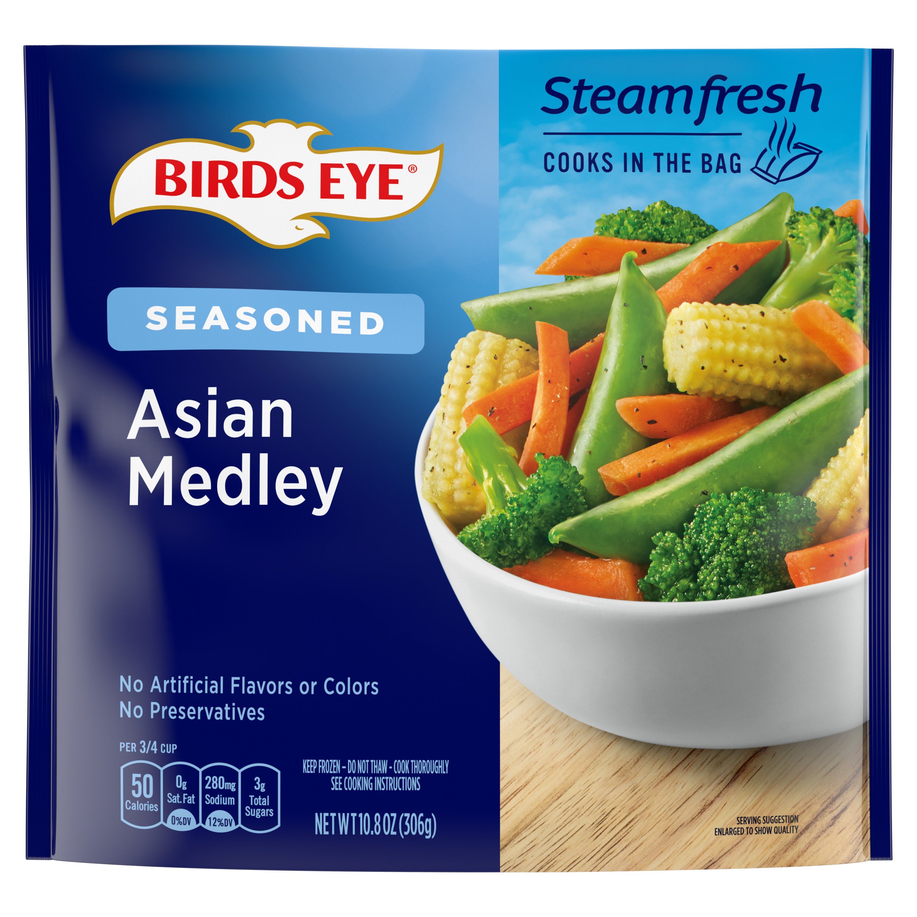 Birds Eye Steamfresh Lightly Seasoned Asian Medley