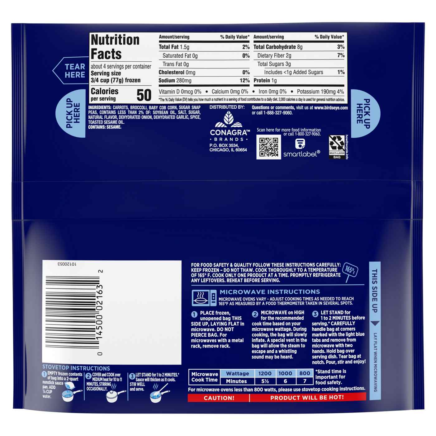 Birds Eye Frozen Steamfresh Seasoned Asian Medley; image 4 of 7